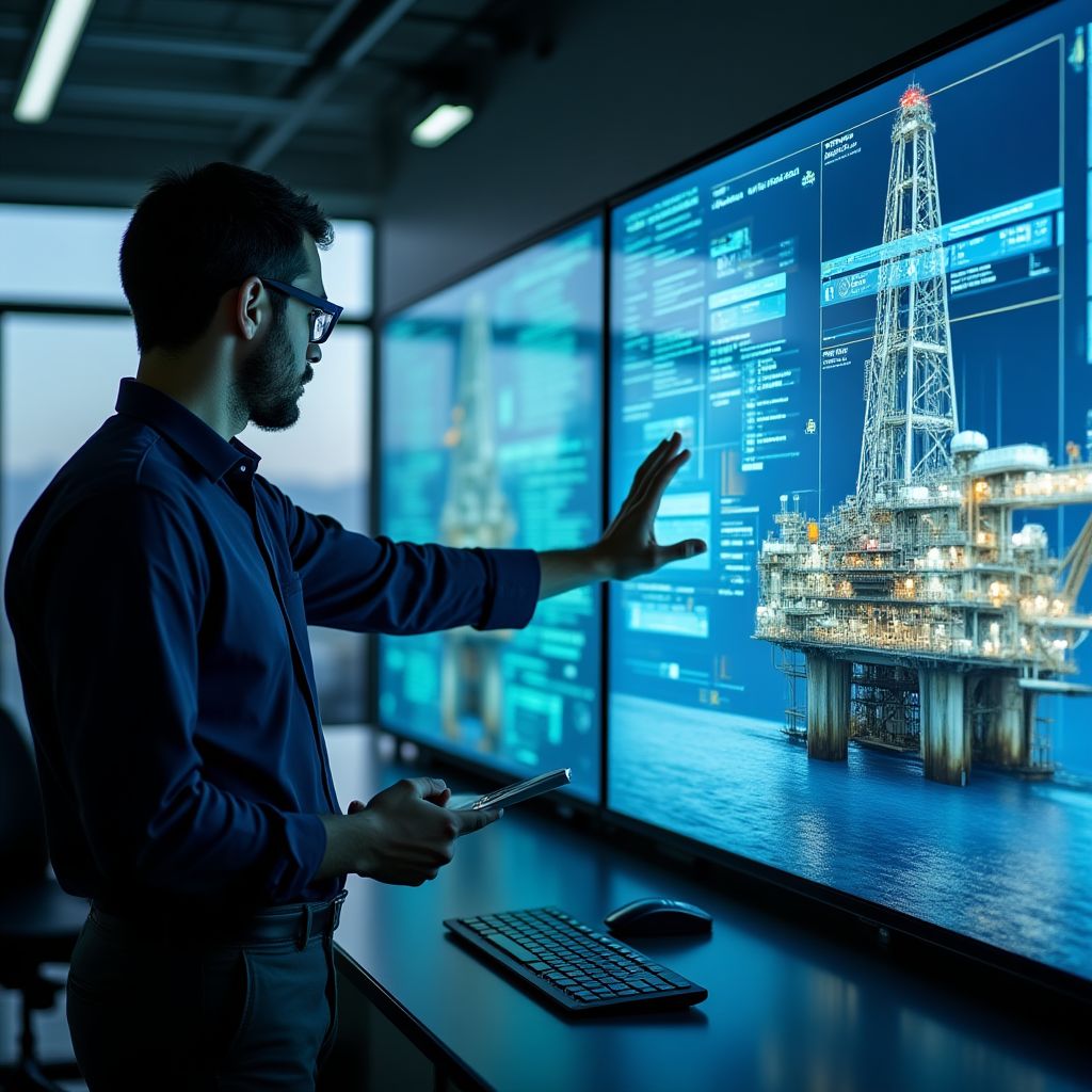 Simulación digital de operaciones petroleras